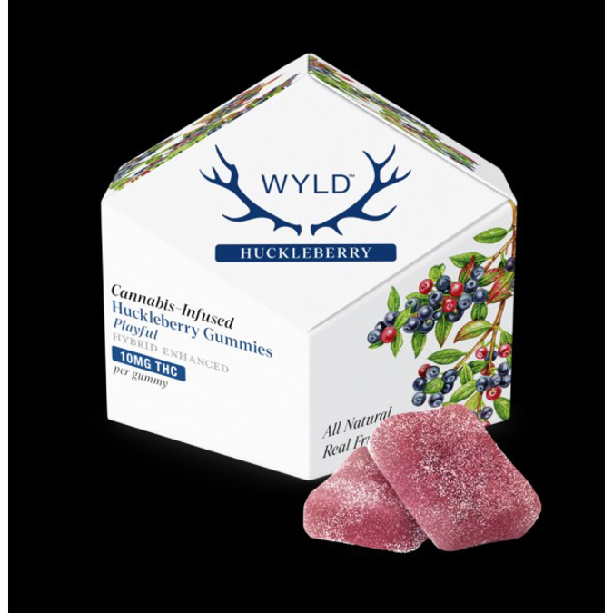 Picture of WYLD HEMP THC 100MG 10CT GUMMIES - HUCKLEBERRY (HYBRID)