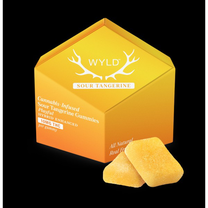 Picture of WYLD HEMP THC 100MG 10CT GUMMIES - SOUR TANGERINE (HYBRID)