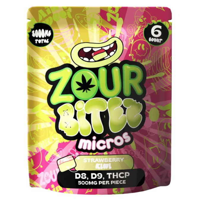 Picture of ZOUR STASH THC P 3000MG GUMMIES 6PK 30CTBX STRAWBERRY KIWI