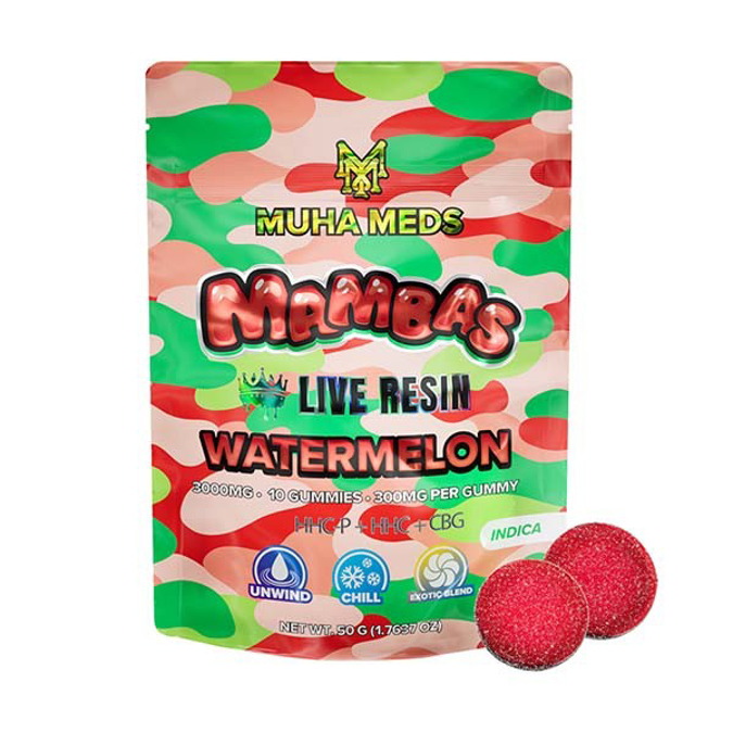 Picture of MUHA MEDS MAMBAS LIVE RESIN GUMMY - WATERMELON