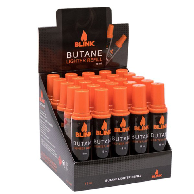 Picture of BLINK BUTANE LIGHTER REFILL BOTTLES 18ML 25CT