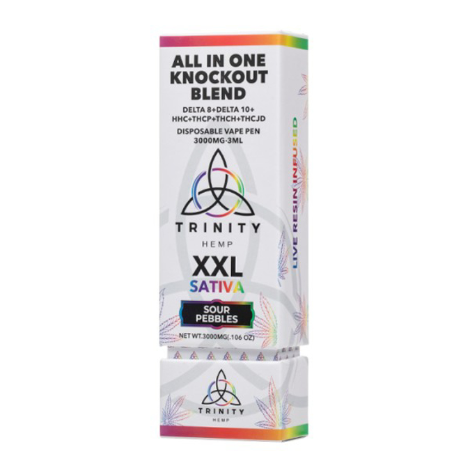 Picture of TRINITY 3ML SYRINGE 5PK - SOUR PEBBLES (SATIVA)