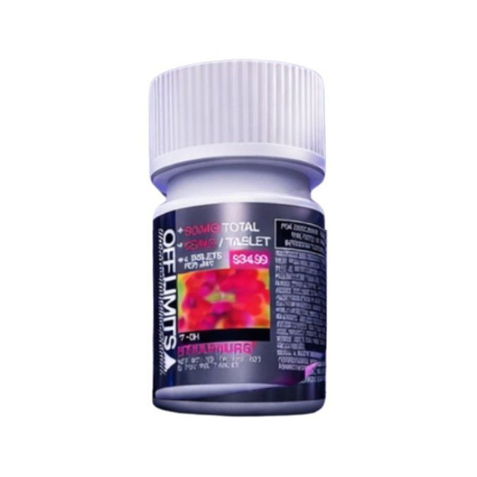 Picture of OFF LIMITS 7OH 500MG 4CT JAR - STRAWBURST