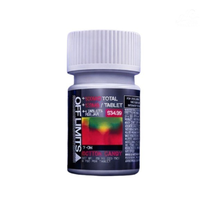 Picture of OFF LIMITS 7OH 500MG 4CT JAR - WILD CHERRY