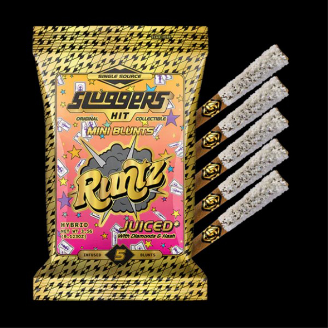 Picture of SLUGGERS HIT JUICED 0.7G INFUSED MINI BLUNTS 5PK - RUNTZ (HYBRID)