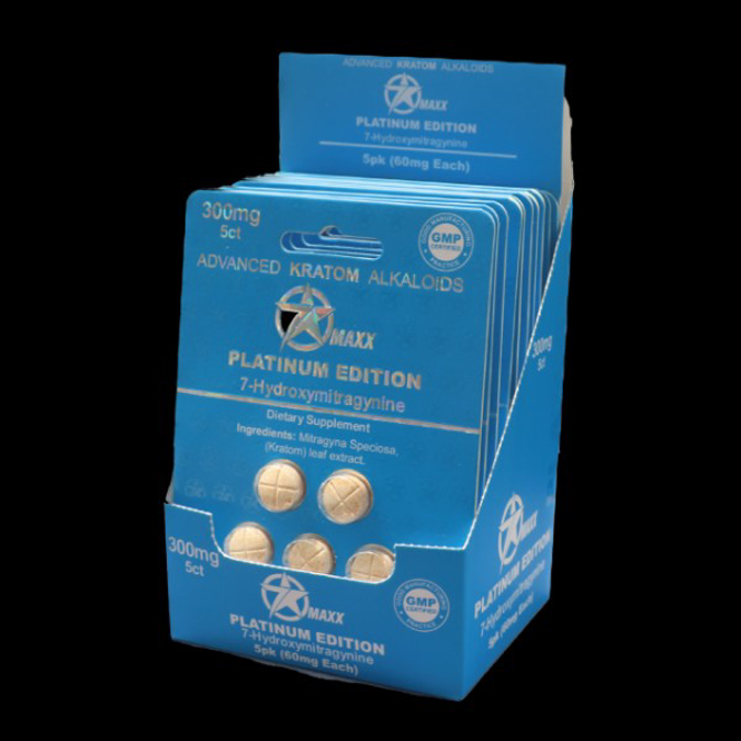 Picture of MAXX PLATINUM EDITION 7 HYDROXY 60MG PER TAB - BLUE