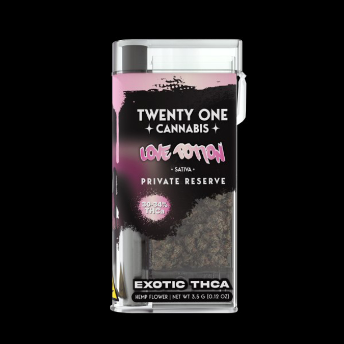Picture of TWENTY ONE CANNABIS ONE HITTER 3.5G EXOTIC THCA LOVE POTION