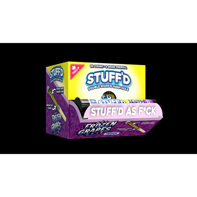 Picture of STUFF'D THCP HASH HOLES PRE ROLLS 20CT - FROZEN GRAPES (INDICA)