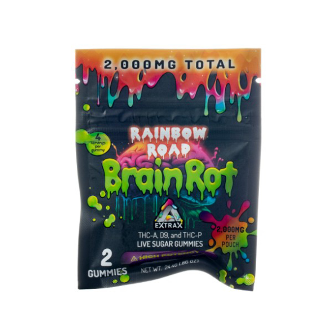 Picture of BRAIN ROT DELTA GUMMIES 600000MG 30CT - RAINBOW ROAD