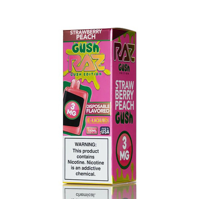 Picture of RAZ 100ML 6MG - STRAWBERRY PEACH GUSH