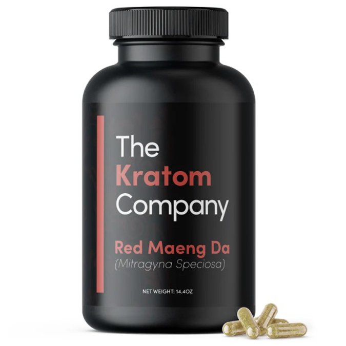 Picture of THE KRATOM COMPANY RED MAENG DA 500CAPS
