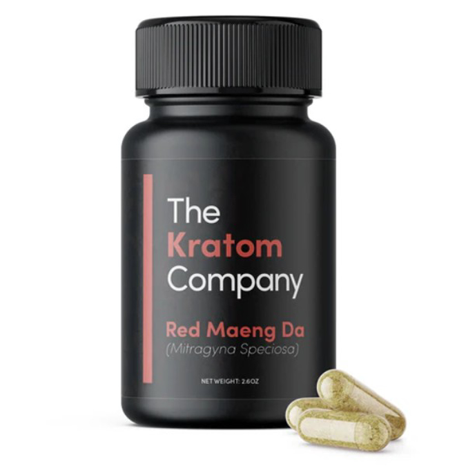 Picture of THE KRATOM COMPANY RED MAENG DA 75CAPS