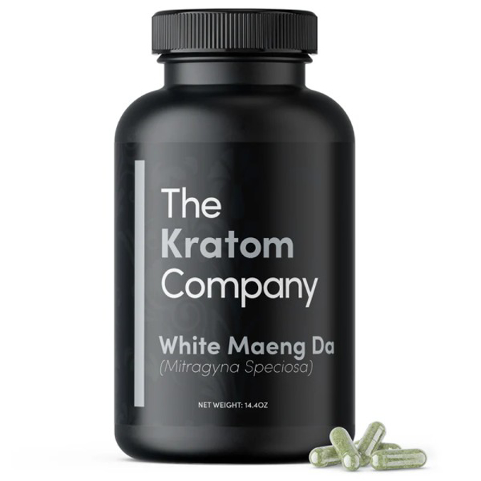 Picture of THE KRATOM COMPANY WHITE MAENG DA 75CAPS