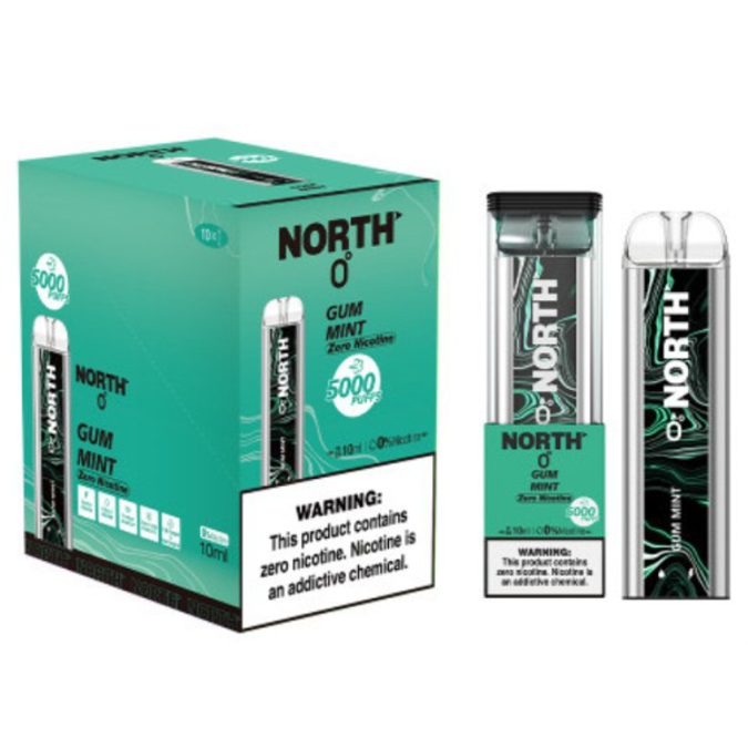 Picture of NORTH 5K 0 NICOTINE  GUM MINT
