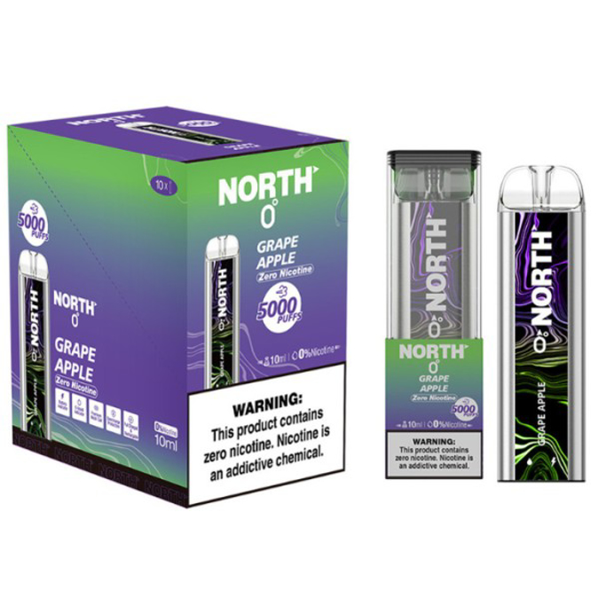 Picture of NORTH 5K 0 NICOTINE GRAPE APPLE