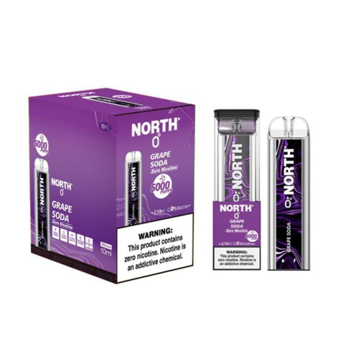 Picture of NORTH 5K 0 NICOTINE GRAPE SODA