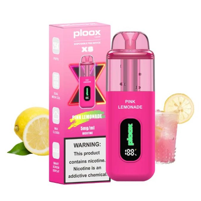 Picture of PLOOX DISPOSABLE POD 25K - PINK LEMONADE