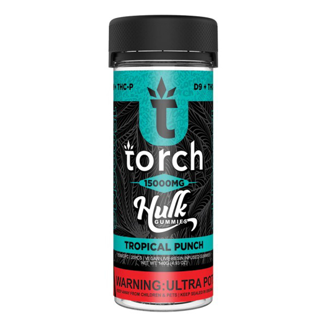 Picture of TORCH HULK GUMMIES 15000MG TROPICAL PUNCH