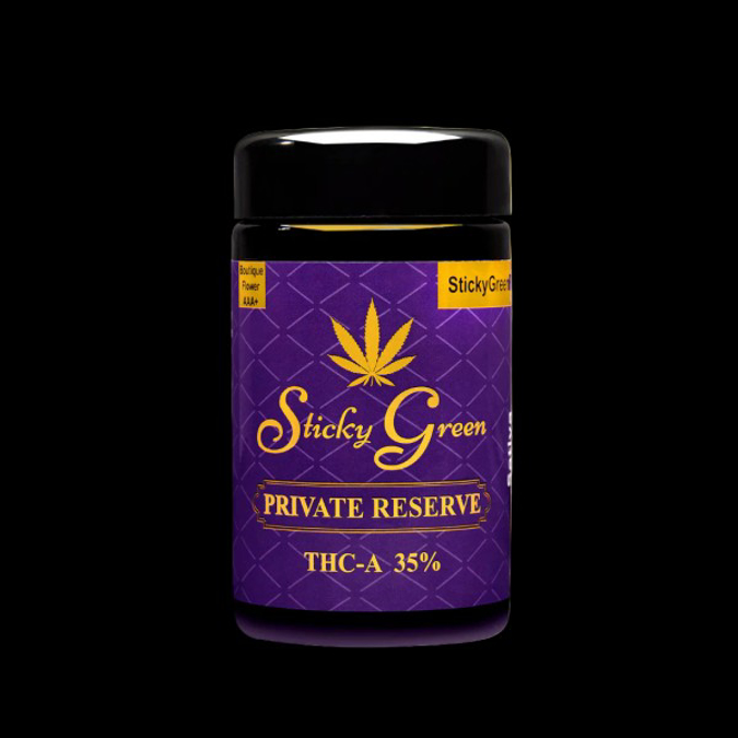 Picture of STICKY GREEN PRIVATE RESERVE 3.5G FLOWER - ROYAL RUNTZ (HYBRID)