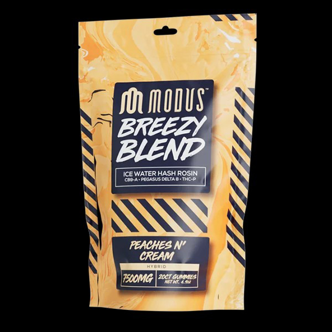 Picture of MODUS BREEZY BLEND GUMMIES 7500MG 20CT - PEACHES N CREAM