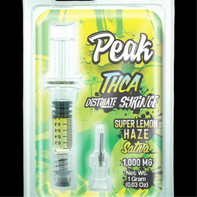 Picture of PEAK - THCA 1gm DISTILLATE SYRINGE - SUPER LEMON HAZE (SATIVA)