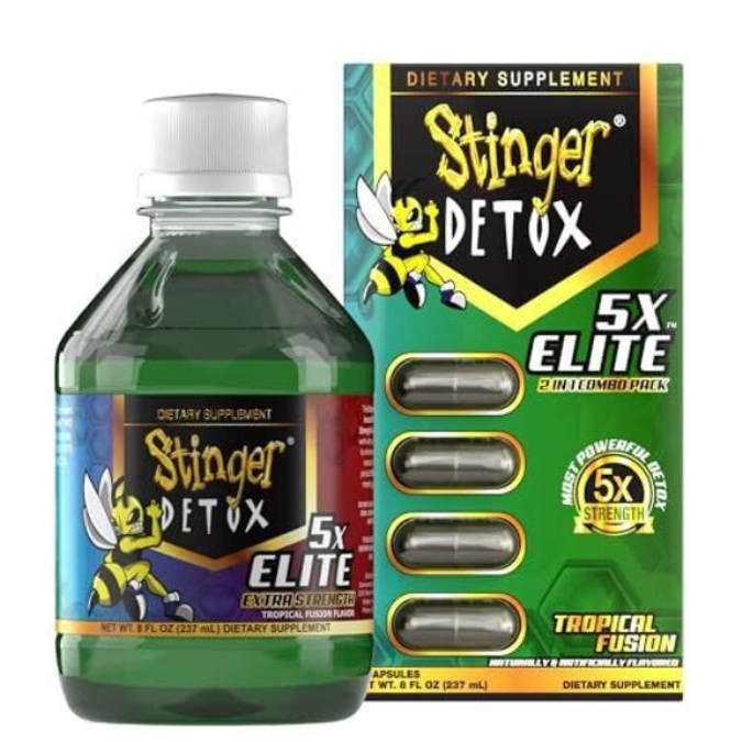 Picture of STINGER DETOX 5X ELITE TROPICAL FUSION CAPS