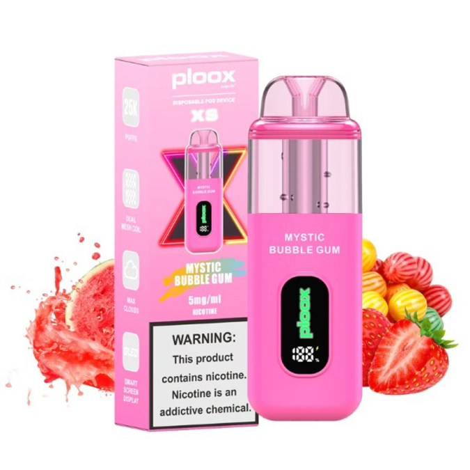 Picture of PLOOX DISPOSABLE POD 25K - MYSTIC BUBBLE GUM