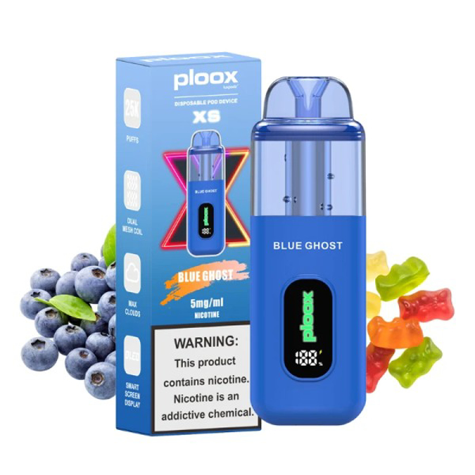 Picture of PLOOX DISPOSABLE POD 25K - BLUE GHOST