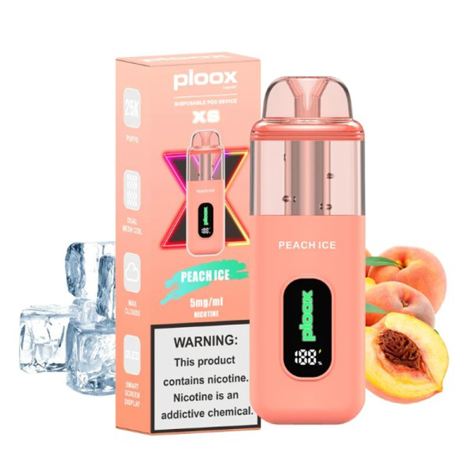 Picture of PLOOX DISPOSABLE POD 25K - PEACH ICE