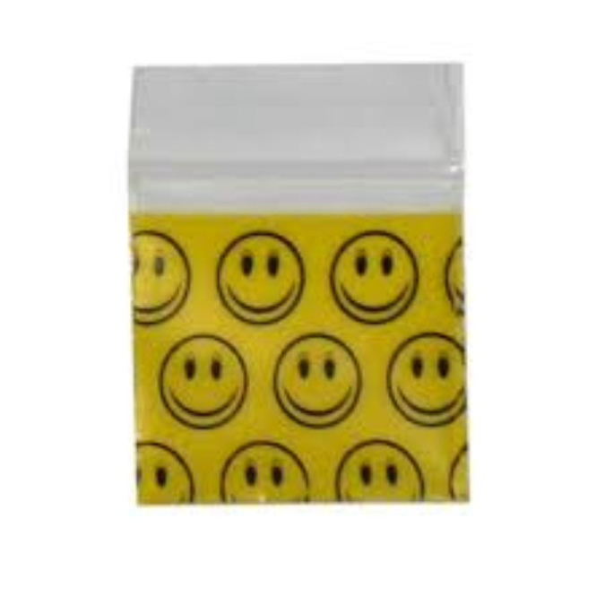 Picture of ZIP BAGS 1.25*1 HAPPY FACE 10/100 PK