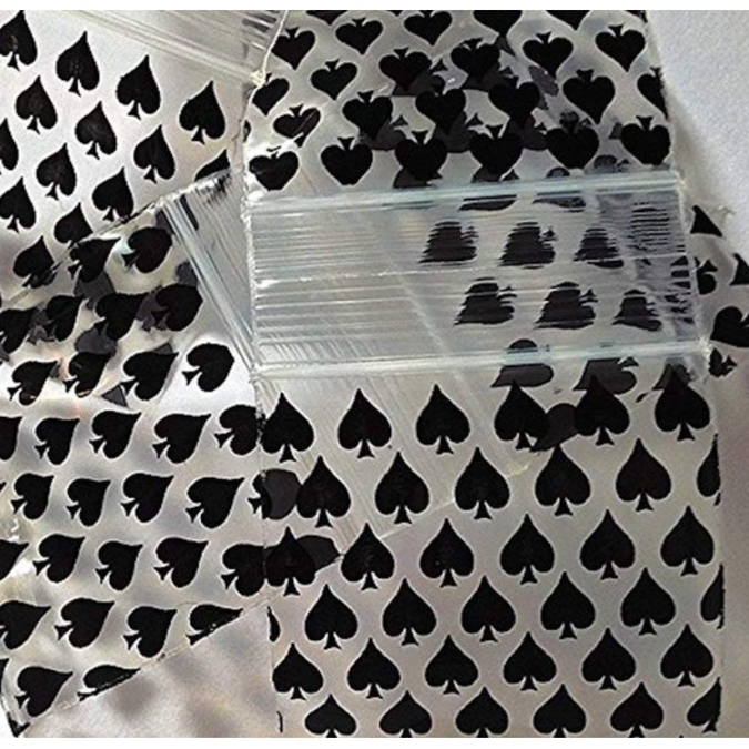 Picture of ZIP BAGS 2*2 SPADES 10/100 PACK