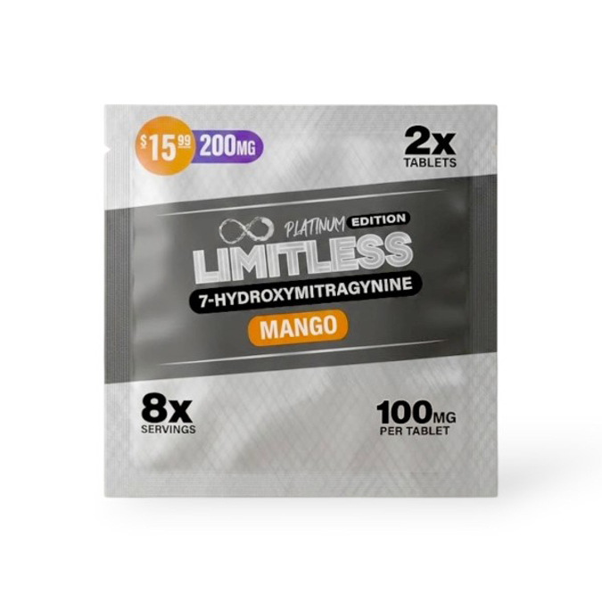 Picture of LIMITLESS 7 HYDROXY 100MG 10CT - MANGO