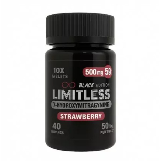 Picture of LIMITLESS 7 HYDROXY 50MG 10CT - STRAWBERRY