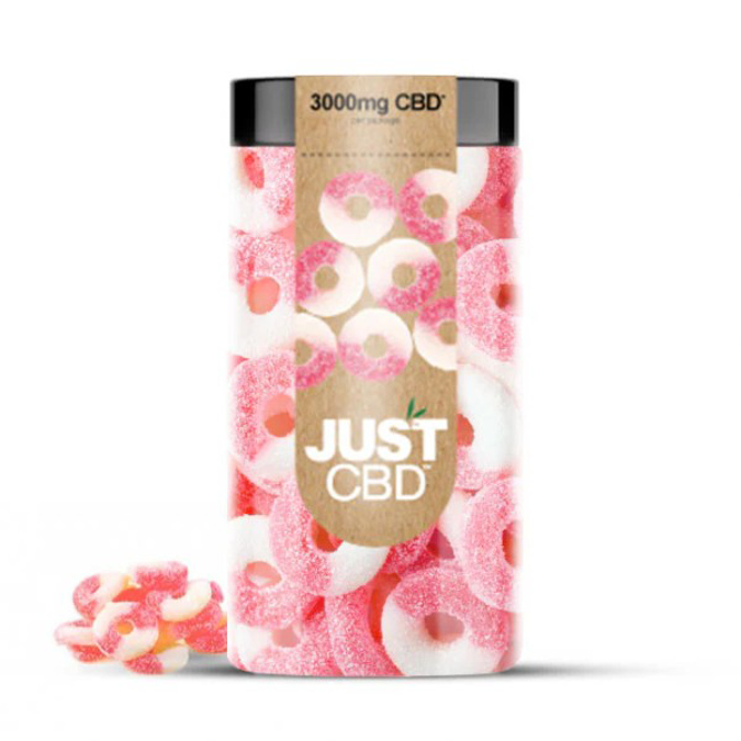 Picture of JUST CBD WATERMELON RINGS GUMMIES PARTY 3000MG
