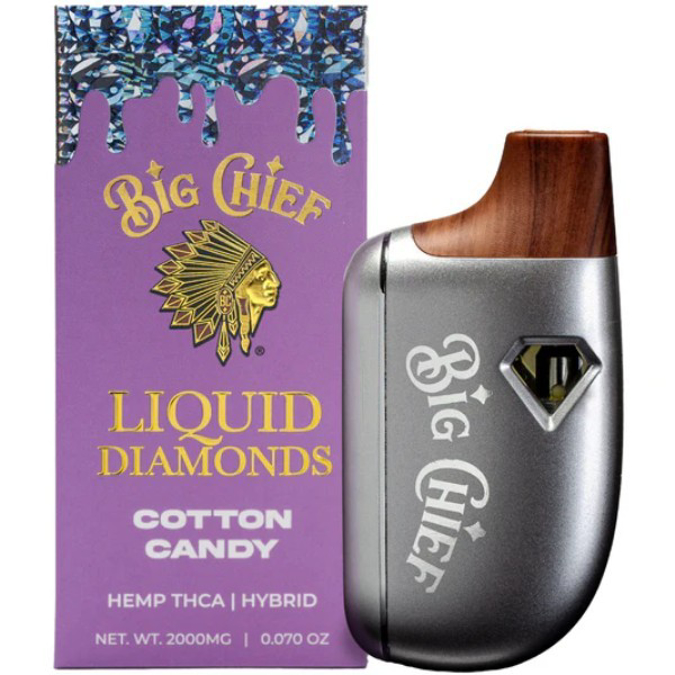 Picture of BIG CHIEF LIQUID DIAMONDS 2G DISPOSABLE COTTON CANDY