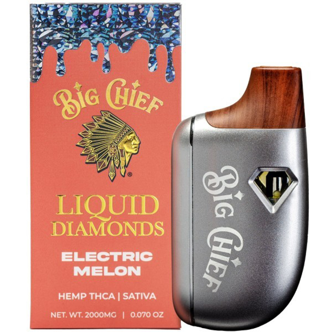 Picture of BIG CHIEF LIQUID DIAMONDS 2G DISPOSABLE ELECTRIC MELON