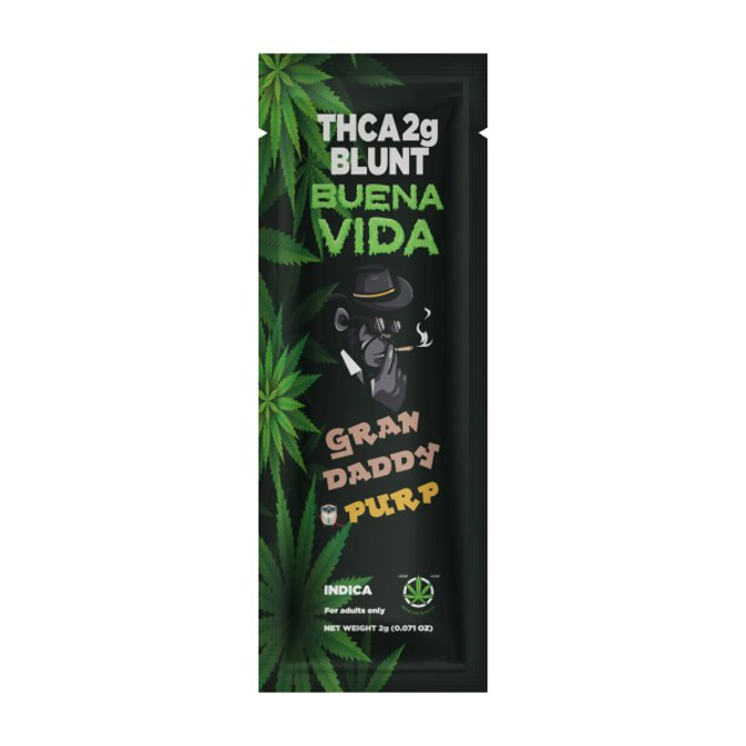 Picture of BUENA VIDA GRAN DADDY PURP INDICA THC A 3G BLUNT