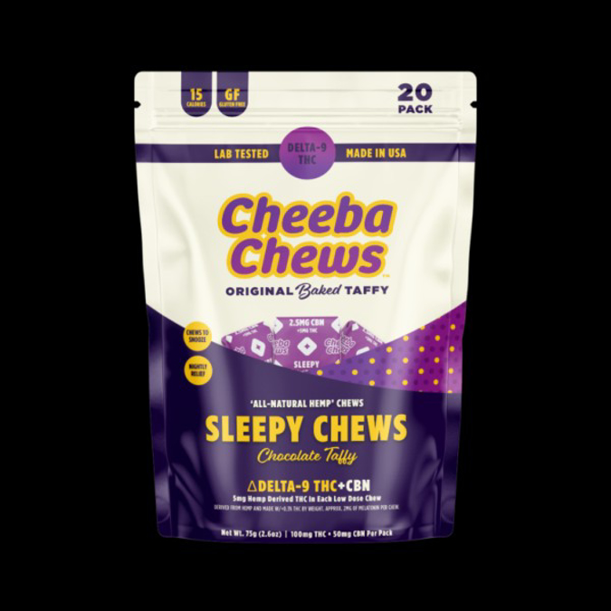 Picture of CHEEBA CHEWS 10MG D9 THC CBD - SLEEPY