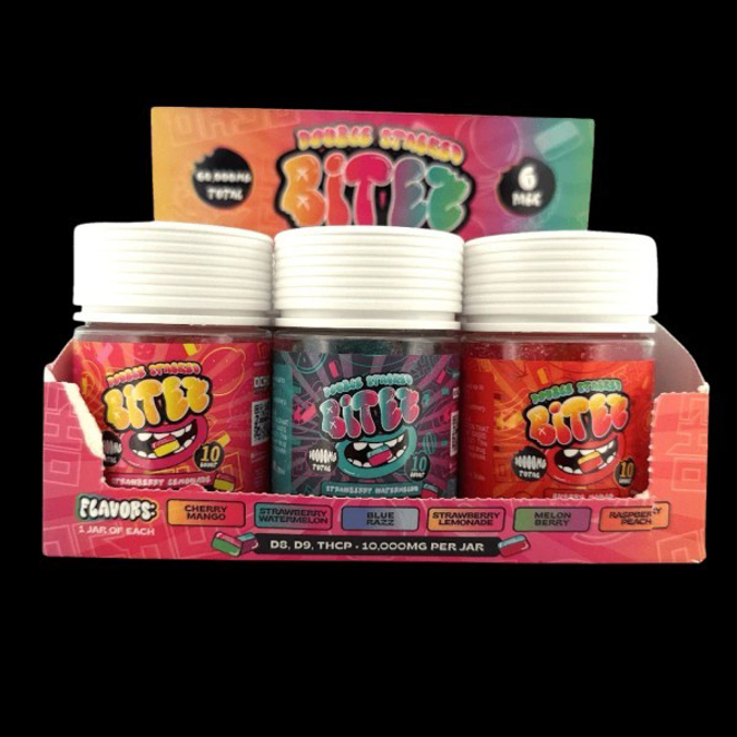 Picture of DOUBLE STACKED BITES 10CT JAR 6PK