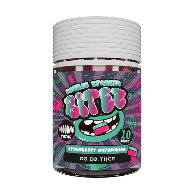 Picture of DOUBLE STACKED BITEZ 10000MG 6CT - STRAWBERRY WATERMELON