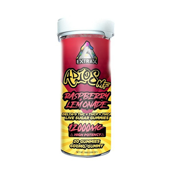 Picture of EXTRAX ADIOS MF GUMMIES 12000MG RASPBERRY LEMONADE