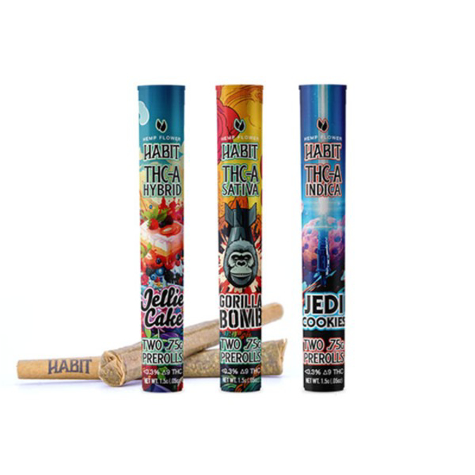 Picture of HABIT PRE ROLLS 0.75G 20CT SOUR DIESEL