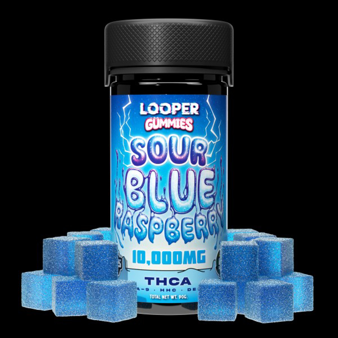 Picture of LOOPER GUMMIES 10000MG SOUR BLUE RASPEBERRY