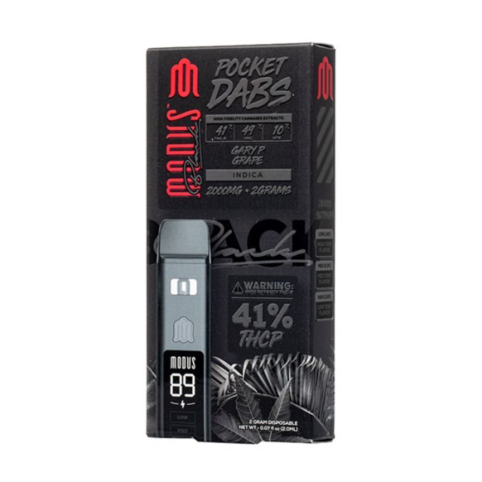 Picture of MODUS BLACK POCKET DABS 2G GARY P GRAPE INDICA