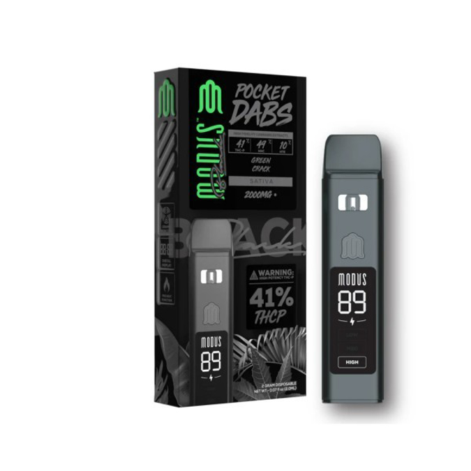 Picture of MODUS BLACK POCKET DABS 2G GREEN CRACK SATIVA