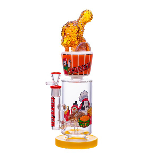 Picture of CHEECH GLASS 13'' FRIED CHICKEN CUP STYLE GLASS WATERPIPE