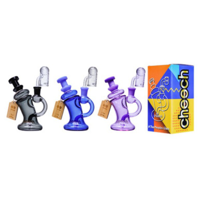 Picture of CHEECH GLASS 6'' FULL COLOR RECYCLER WITH BANGER