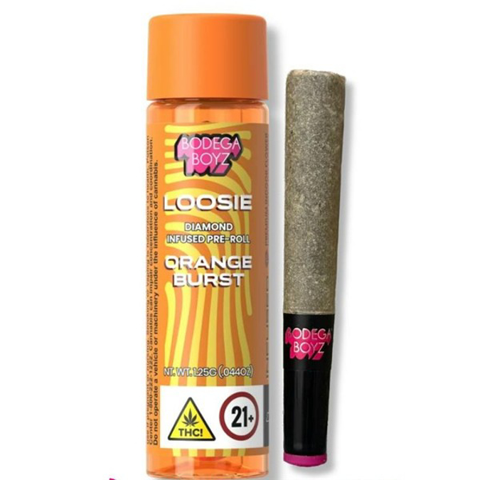 Picture of BODEGA BOYZ THCP DIAMOND INFUSED PRE ROLL 10CT - ORANGE BURST