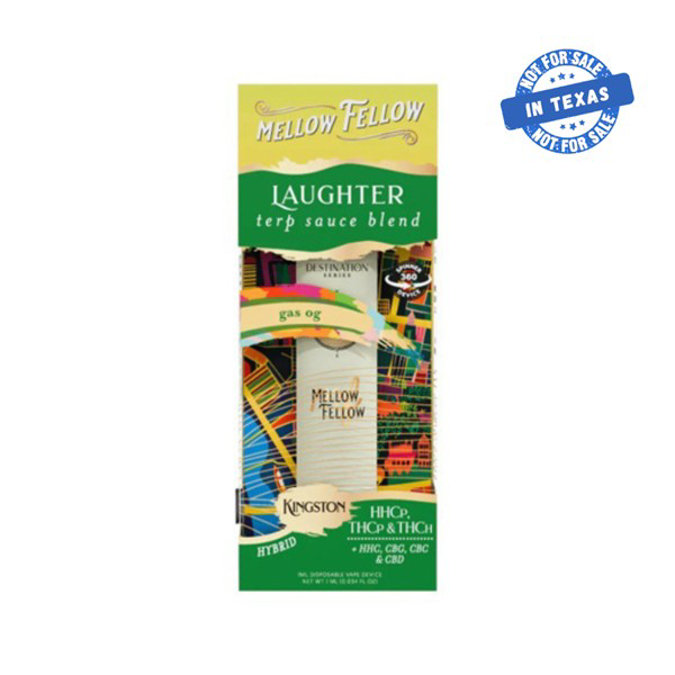 Picture of MELLOW FELLOW   SPINNERS   1ML   LAUGHTER   KINGSTON   GAS OG HYBRID