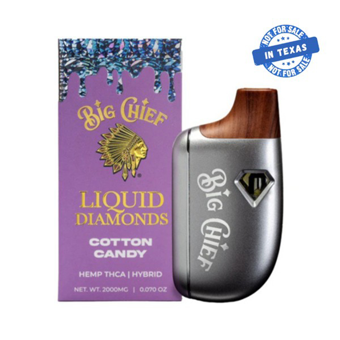 Picture of BIG CHIEF LIQUID DIAMONDS 2G DISPOSABLE COTTON CANDY